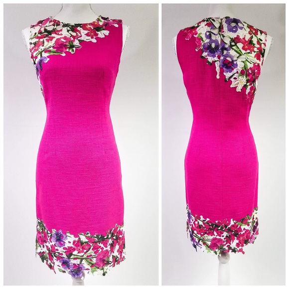 Karl Lagerfeld Dresses & Skirts - Hot Pink Sheath Dress